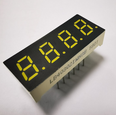 ânodo comum vermelho brilhante alto 0,39 polegadas 4 dígitos 7 segmentos displays led para indicadores de relógio