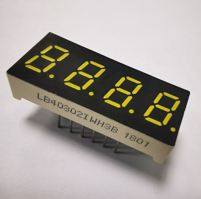 ânodo comum vermelho brilhante alto 0,39 polegadas 4 dígitos 7 segmentos displays led para indicadores de relógio