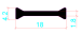18mm PA66GF25 Hollow Chamber Thermal Break Polyamide Insulating Profiles