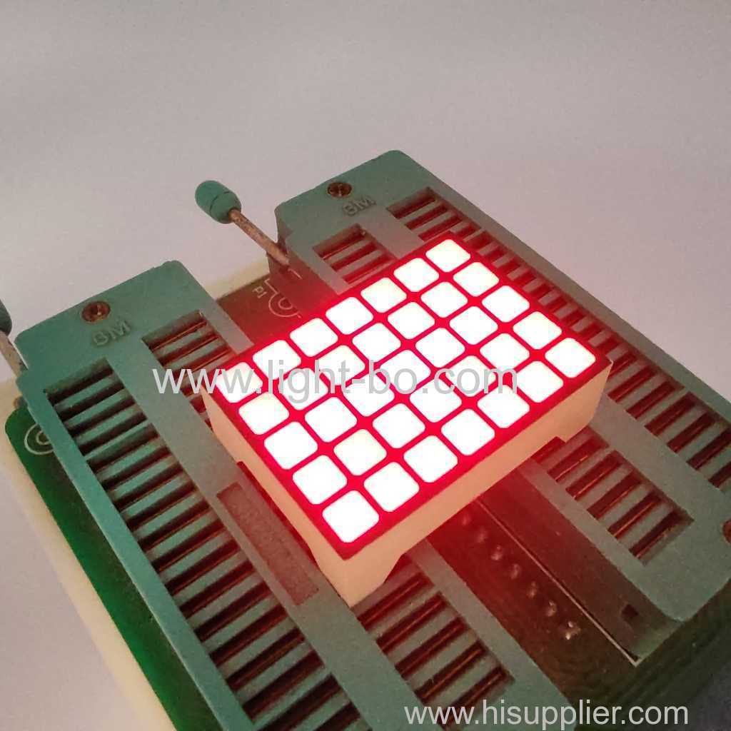 Display LED a matrice di punti quadrati 5*7 super luminoso rosso per indicatore di piano ascensore
