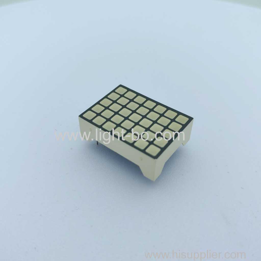 Display LED a matrice di punti quadrati 5*7 super luminoso rosso per indicatore di piano ascensore