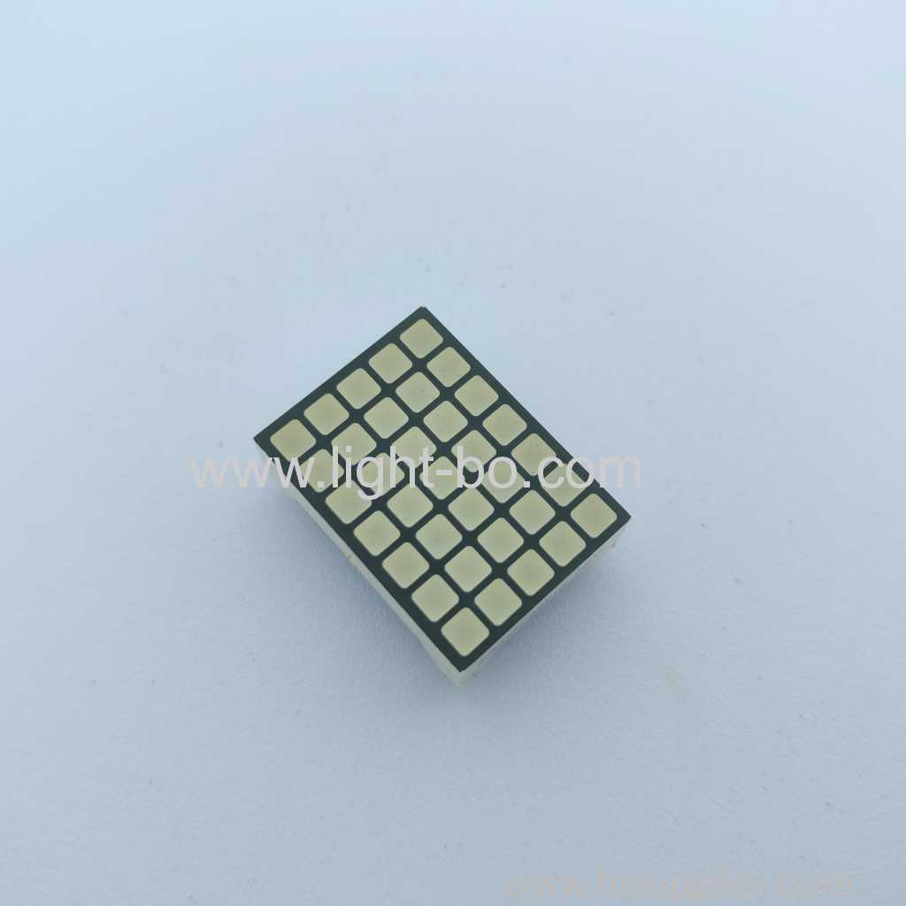 Display LED a matrice di punti quadrati 5*7 super luminoso rosso per indicatore di piano ascensore