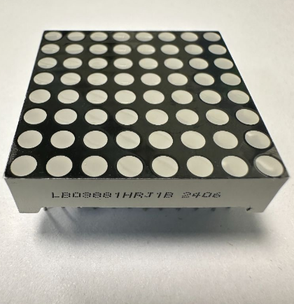 엘리베이터 위치 표시기 및 디스플레이 화면용 2.4" 5mm 8 x 8 초백색 도트 매트릭스 LED 디스플레이