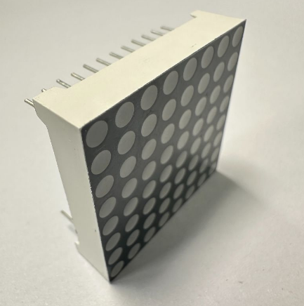 Display a matrice di punti LED ultra bianchi da 2,4" 5 mm 8 x 8 per indicatori di posizione dell'ascensore e schermi di visualizzazione