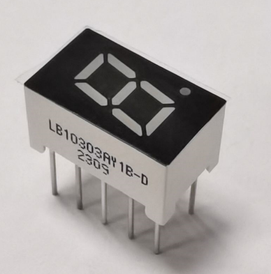 display alfanumerico a LED a una cifra da 0,5 pollici a 16 segmenti verde puro