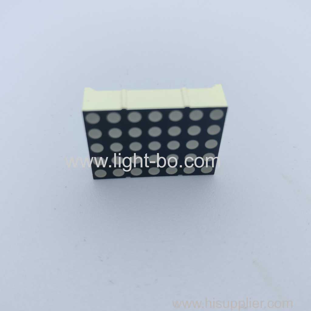 디지털 시간대 시계 표시기용 3mm 도트 매트릭스 LED 디스플레이 5 x 7