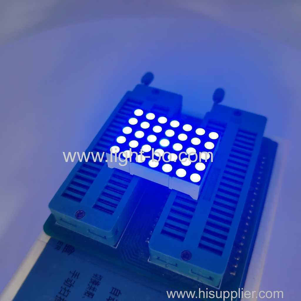 Punktmatrix-LED-Anzeige 5 x 7,3 mm für digitale Zeitzonenuhranzeige