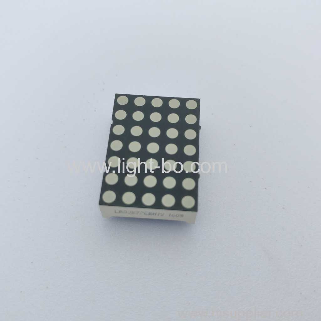 Punktmatrix-LED-Anzeige 5 x 7,3 mm für digitale Zeitzonenuhranzeige