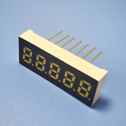 Kleine 0,23 Zoll 5-stellige 7-Segment-LED-Anzeige mit gemeinsamer Anode und weißer Farbe zur Motorsteuerung