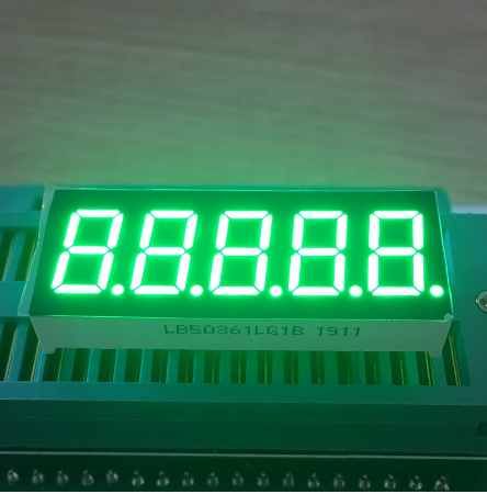 0,36 Zoll 5-stellige 7-Segment-LED-Anzeige, gemeinsame Kathode für Frequenzumsetzer