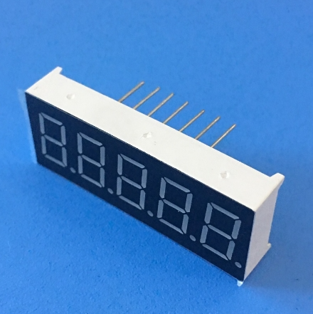 0,36 Zoll 5-stellige 7-Segment-LED-Anzeige, gemeinsame Kathode für Frequenzumsetzer