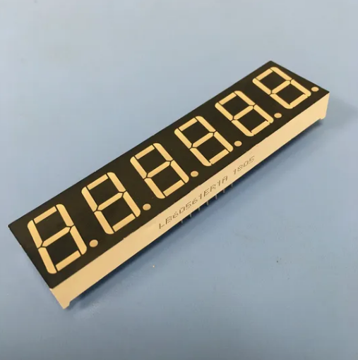 Superrote 14,2 mm 6-stellige 7-Segment-LED-Anzeige mit gemeinsamer Kathode für Frequenzumsetzer