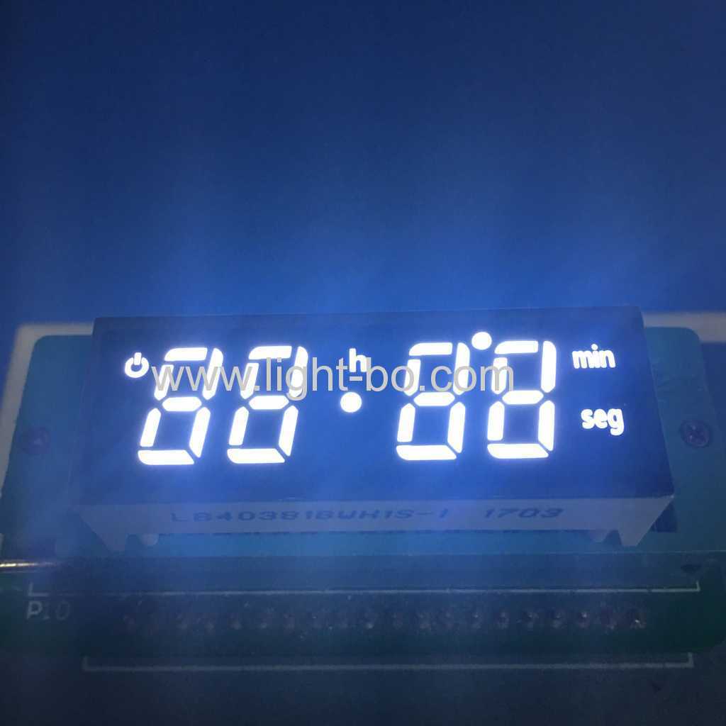 t120c màn hình hiển thị led 7 đoạn 4 chữ số màu trắng siêu sáng anode chung để điều khiển hẹn giờ lò nướng