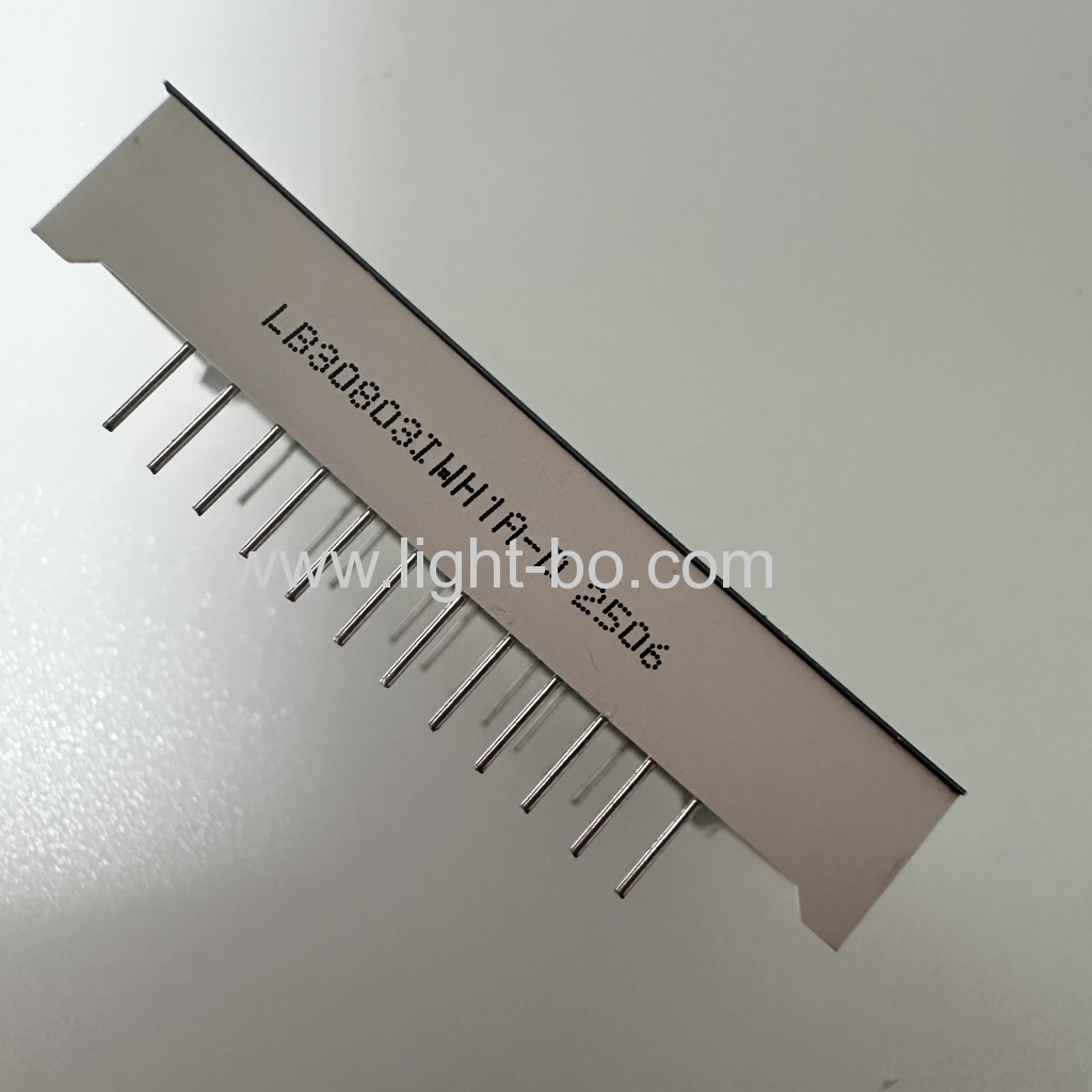 Display LED de seta de 3 dígitos ultra brilhante de 0,8 polegadas personalizado para indicadores de posição de elevação