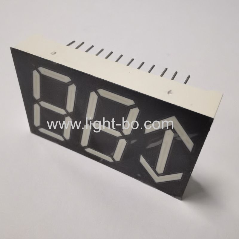 Display LED de seta branca ultra brilhante de 3 dígitos, ânodo comum de 0,22 mm para painel de controle de elevador