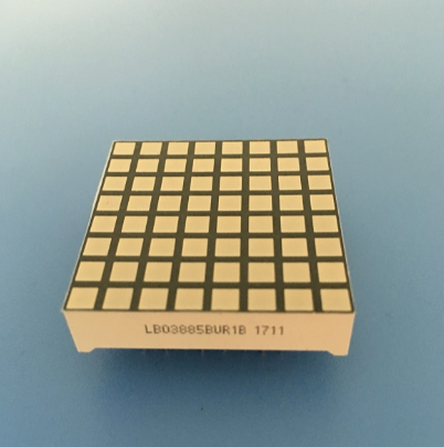 Ânodo de linha de exibição de LED de matriz de pontos quadrados 8 * 8 vermelhos para indicador de posição de elevação