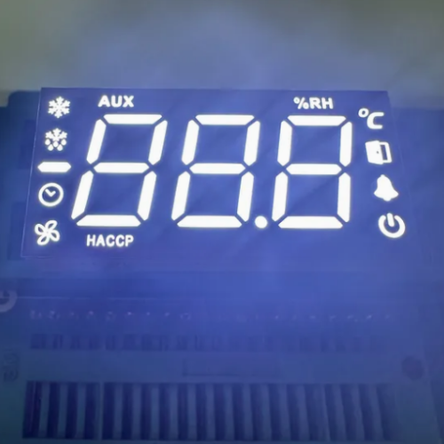 7 segment led ekran 3 haneli 12.7mm ortak katot beyaz buzdolabı kontrol paneli için