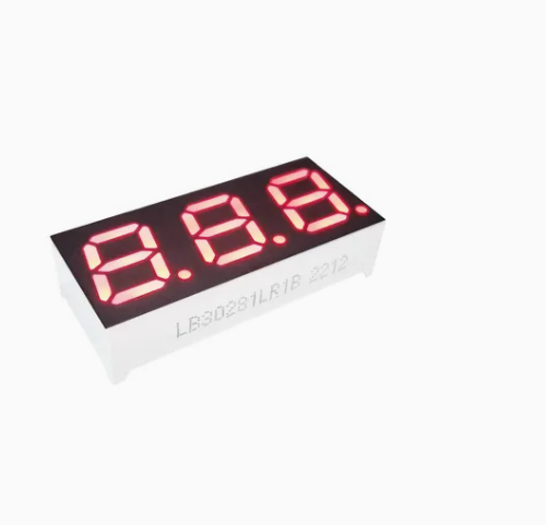 Kompakt üç haneli 0.4 inç 7 segment ortak katot süper parlak kırmızı led ekran kahve makinesi makinesi için