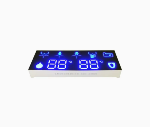 Ultrahelles blaues benutzerdefiniertes 4-stelliges 7-Segment-LED-Display für intelligente Toiletten