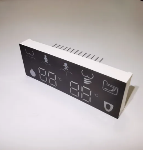 Ultrahelles blaues benutzerdefiniertes 4-stelliges 7-Segment-LED-Display für intelligente Toiletten