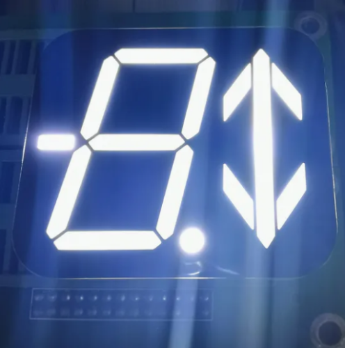 Display LED ultra brilhante de 1,2 polegadas com 7 segmentos + seta para indicador de andar de elevador 40*46mm