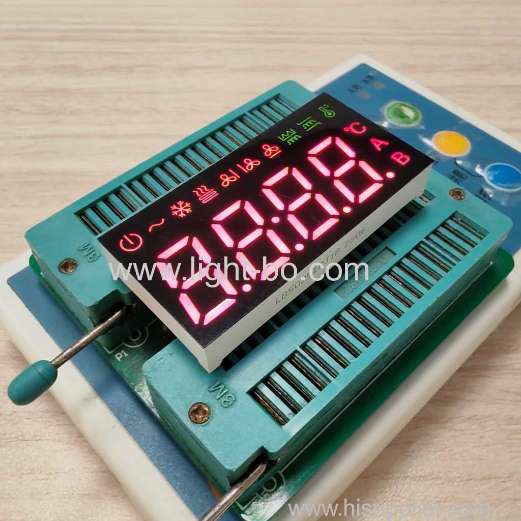 Màn hình LED catốt chung 7 đoạn 4 chữ số cho bộ điều khiển máy điều hòa không khí