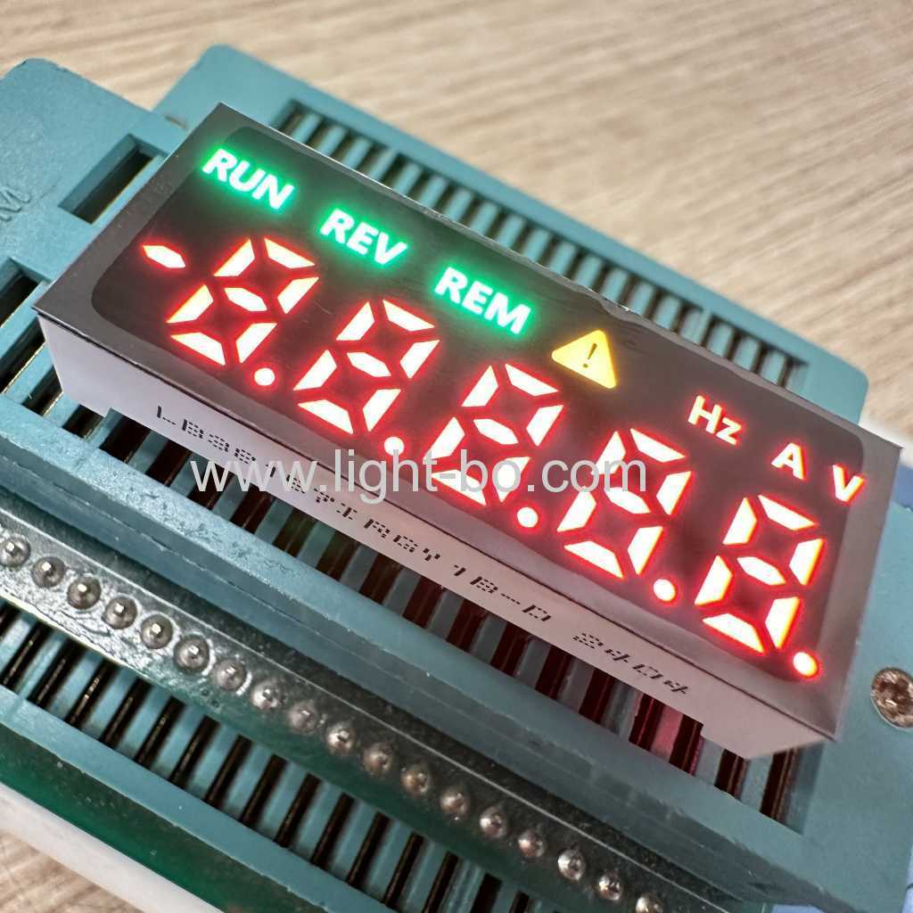 Angepasst rot/rein grün/gelb 5 digit led display 7 segment gemeinsame anode für frequenz konverter
