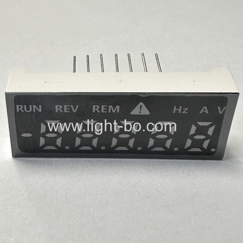 Angepasst rot/rein grün/gelb 5 digit led display 7 segment gemeinsame anode für frequenz konverter