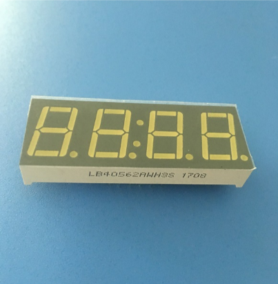 helle weiße 4-stellige 0,56" gemeinsame Anode 7-Segment-LED-Uhranzeige für digitalen Timer