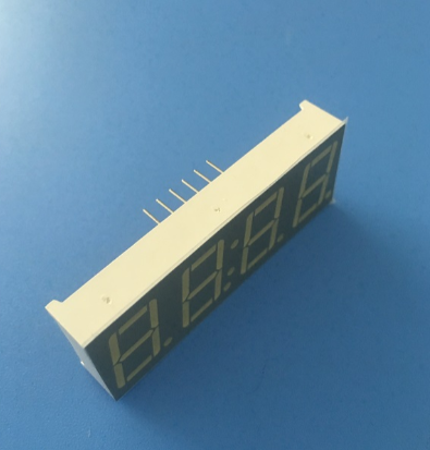 helle weiße 4-stellige 0,56" gemeinsame Anode 7-Segment-LED-Uhranzeige für digitalen Timer
