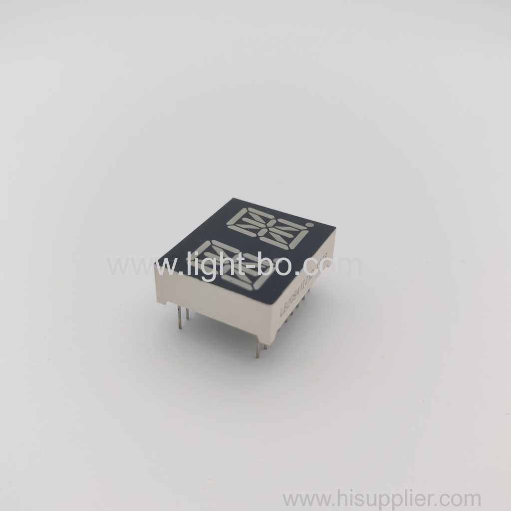 Gemeinsame Kathode alphanumerische LED-Anzeige 2-stellig 13,8 mm 14 Segment