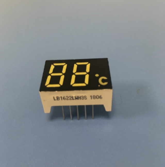 Affichage LED ultra blanc à deux chiffres de 0,47'' à 7 segments, cathode commune pour indicateur de température