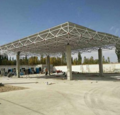 Gas station network frame