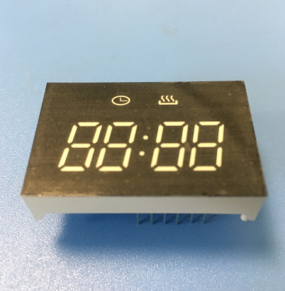 Pantalla de reloj LED de 7 segmentos, 4 dígitos, blanco ultrabrillante y económico para temporizador de mini horno