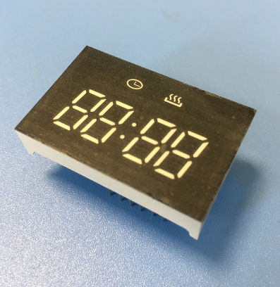 Pantalla de reloj LED de 7 segmentos, 4 dígitos, blanco ultrabrillante y económico para temporizador de mini horno