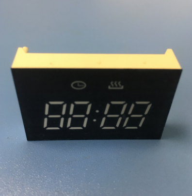 Pantalla de reloj LED de 7 segmentos, 4 dígitos, blanco ultrabrillante y económico para temporizador de mini horno