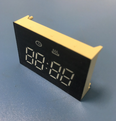 Pantalla de reloj LED de 7 segmentos, 4 dígitos, blanco ultrabrillante y económico para temporizador de mini horno