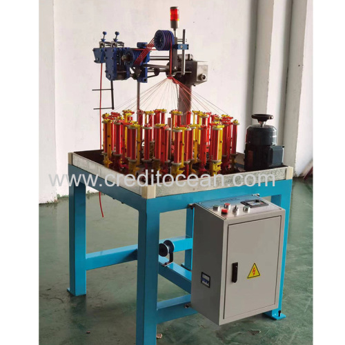 Máquina trenzadora industrial de cuerdas para cuerdas de juegos (también para cordones y cordones de zapatos)