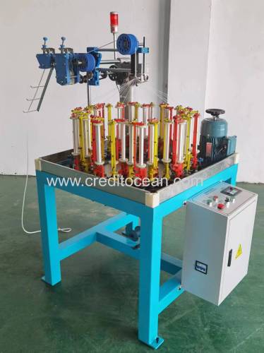 Máquina trenzadora industrial de cuerdas para cuerdas de juegos (también para cordones y cordones de zapatos)