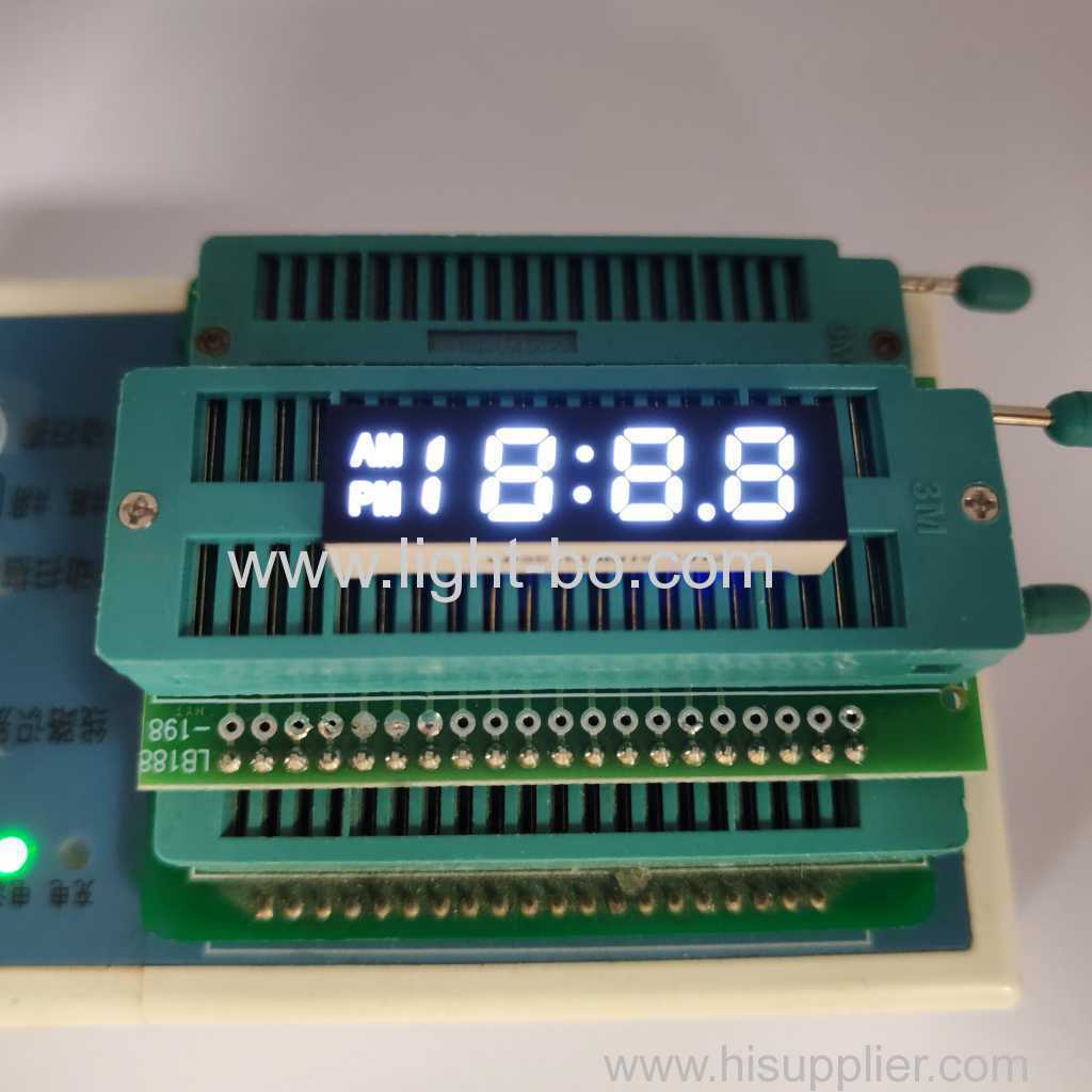 ultrahelle weiße 3-stellige 7-Segment-LED-Anzeige zur Timer-Steuerung