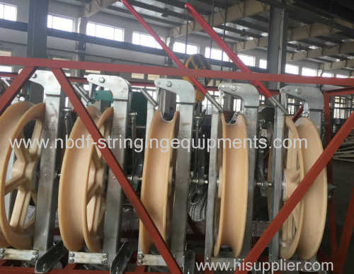 Bloques de tendido de helicópteros para cable OPGW