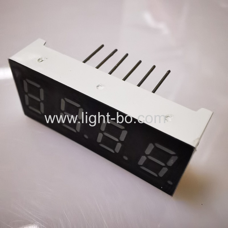 Màn hình LED 7 đoạn 4 chữ số 0,3" siêu đỏ, cực âm chung cho chỉ báo nhiệt độ
