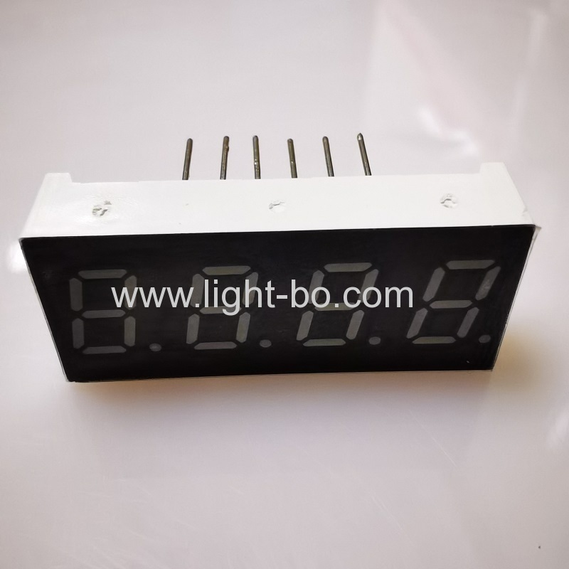 Màn hình LED 7 đoạn 4 chữ số 0,3" siêu đỏ, cực âm chung cho chỉ báo nhiệt độ