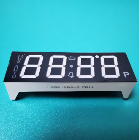 Fırın zamanlayıcı kontrolörü için kırmızı 4 haneli 7 segmentli LED ekran ortak anot