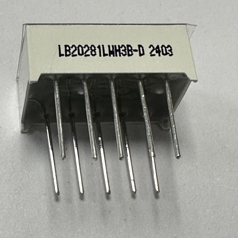 Display LED branco brilhante de 2 dígitos, 7 mm, 7 segmentos, cátodo comum para eletrodomésticos