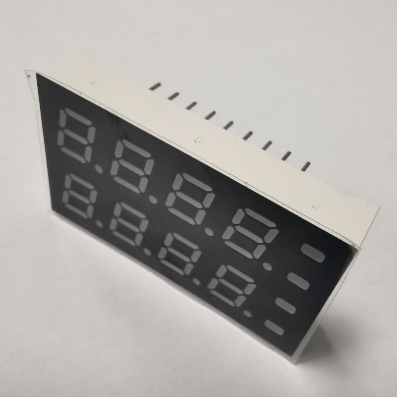 Display LED ultra vermelho de duas fileiras, 4 dígitos, 7 segmentos, cátodo comum para controlador de temperatura e umidade