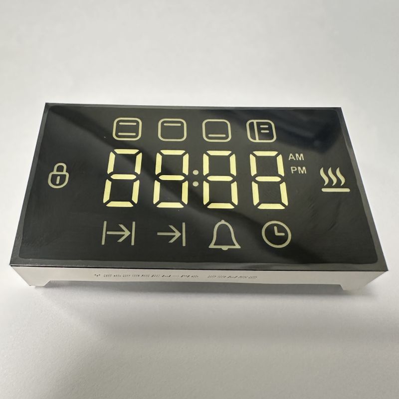 Display LED vermelho de 4 dígitos e 7 segmentos, cátodo comum, para controlador de temperatura e umidade