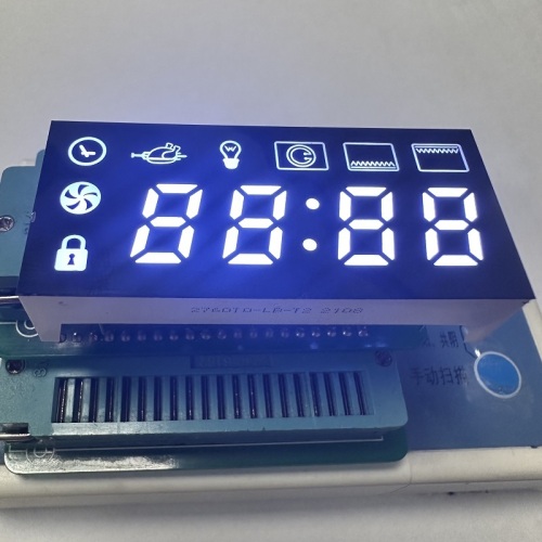 Màn hình LED 7 đoạn màu trắng, cực âm chung 4 chữ số để điều khiển hẹn giờ lò nướng