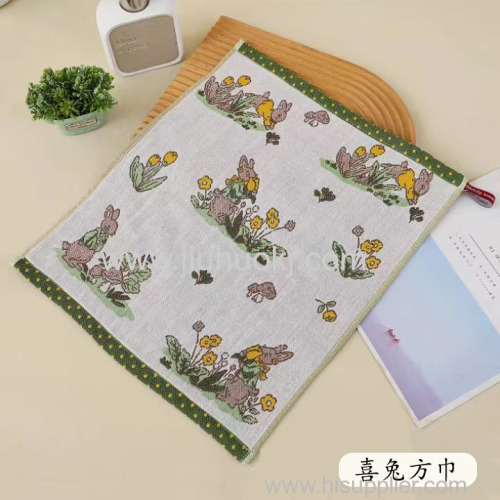 khăn ăn vuông bằng vải mềm mại và đáng yêu