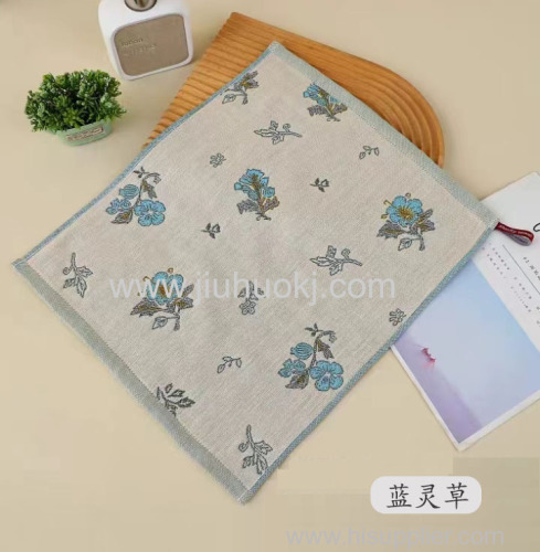 khăn ăn vuông bằng vải mềm mại và đáng yêu